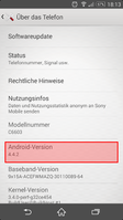 Android 4.4 alias KitKat für das Sony Xperia Z