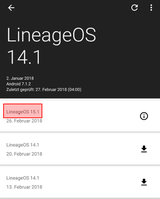 Lineage 15.1 Update mit Android 8.1 angekündigt. Hier auf einem Xiaomi Mi5